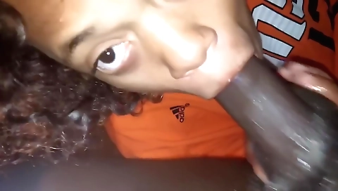 Saucy and cum on her face