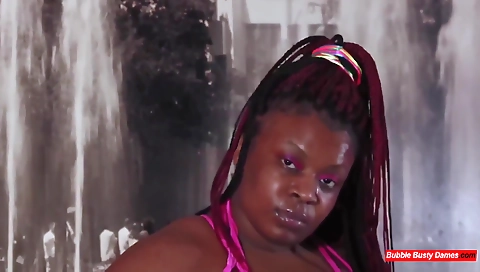 Blonde cutie with huge tits fucks ariadna