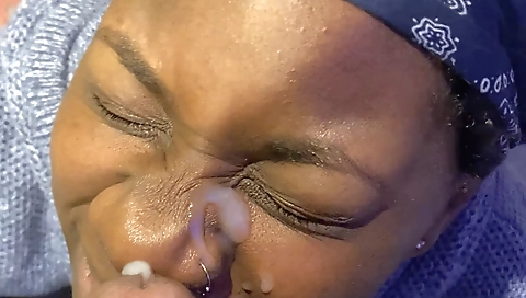 Black guy gets a white girl with black dick