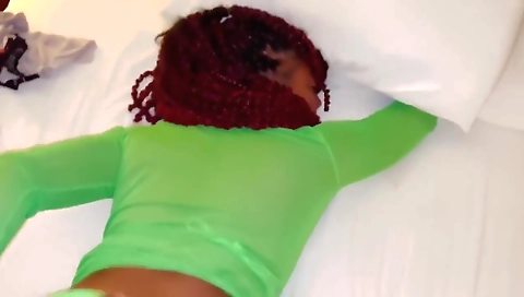 Sexy chick gets her face full of cum