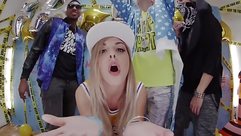 Sexy young brunette hair with acrat wis