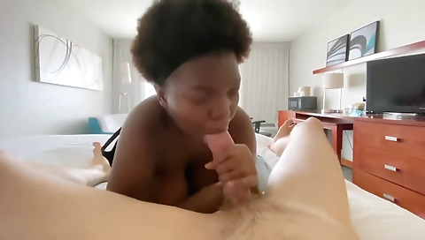 Masive opponent gets banged by a strap-on