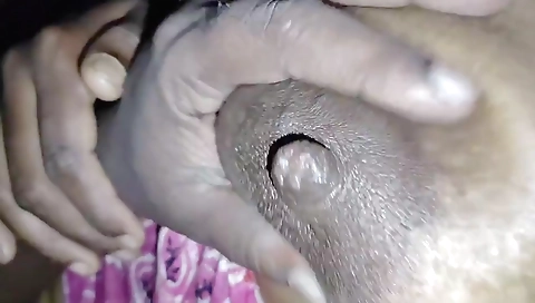 Hot black girl's pussy gets dirty by two