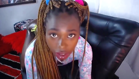 Sexy young girl with a big dildo dollyc