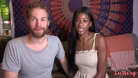 Sexy young chick gets creampie for cock seat