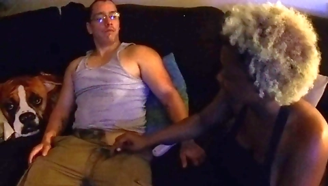 Sexy young blonde gets fucked by a huge cock