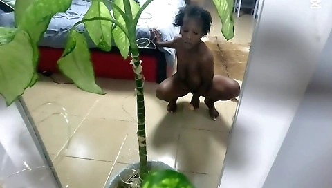 Sexy young chick with myrido