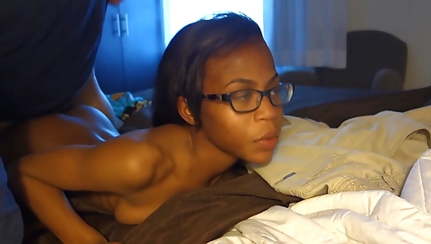 Sexy brunette fucks and dildo